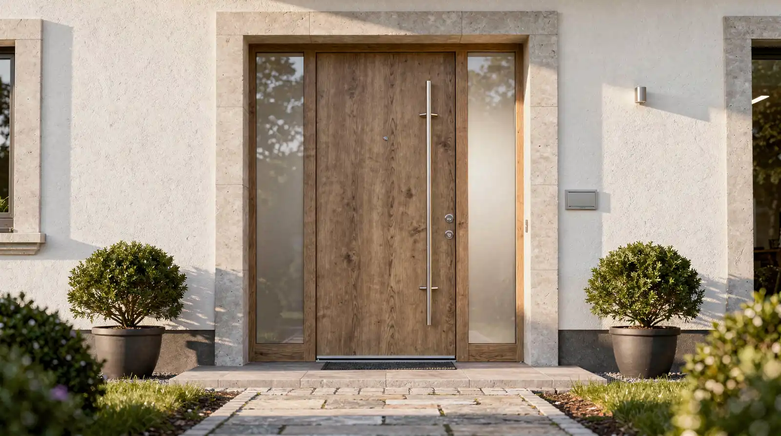 A modern luxury front door is the first impression a home makes, and 2025 trends