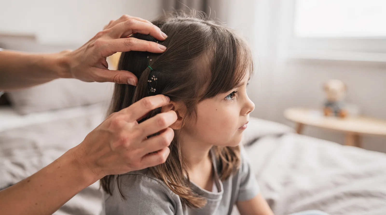 Hair dye, gel, and hairspray do not reliably prevent lice, so styled or colored hair