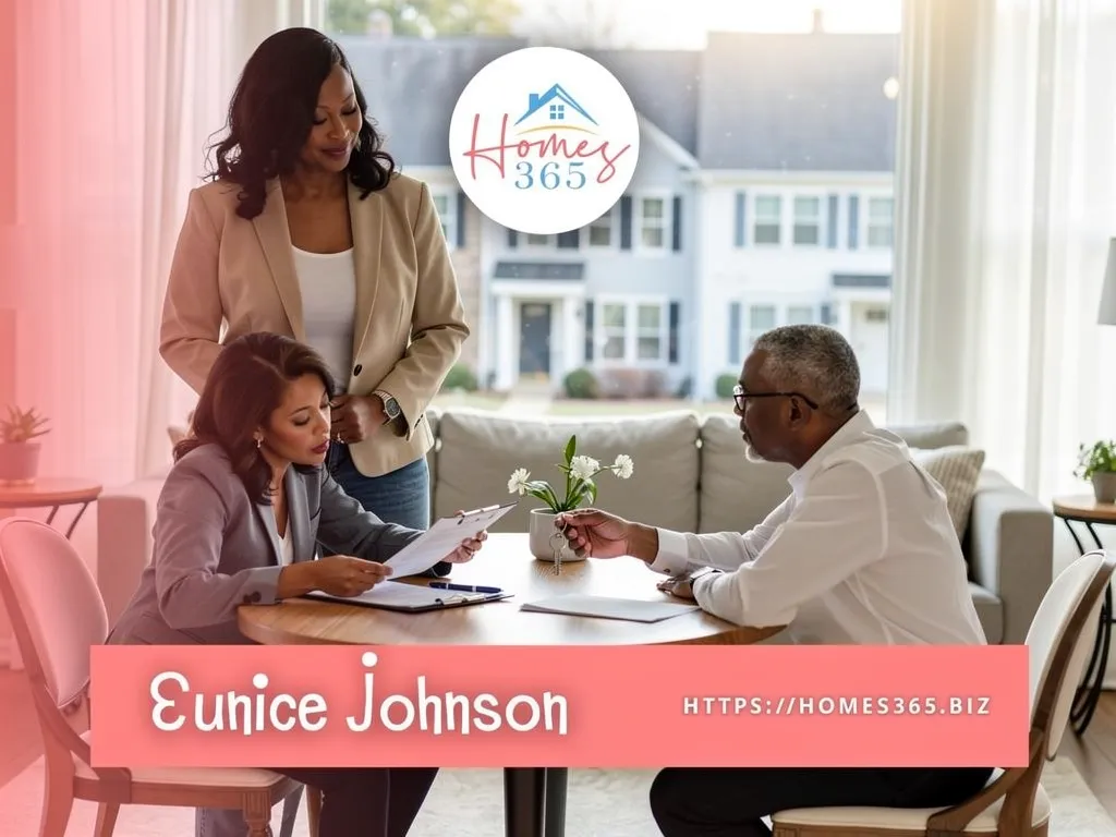Real estate agent and buyers drafting a competitive purchase offer