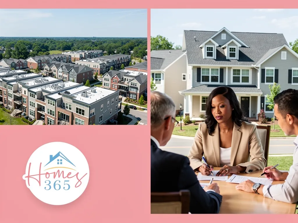 Map-style comparison of Northern Virginia neighborhood housing markets