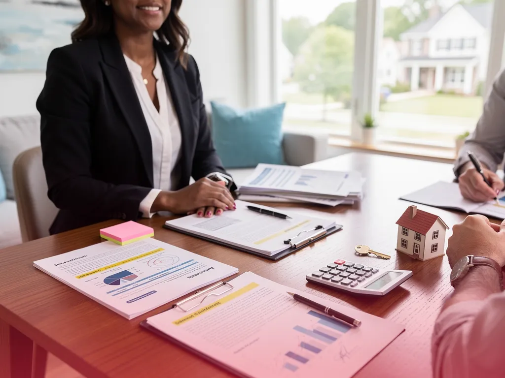 Buyer and seller discussing repair credits after a home inspection