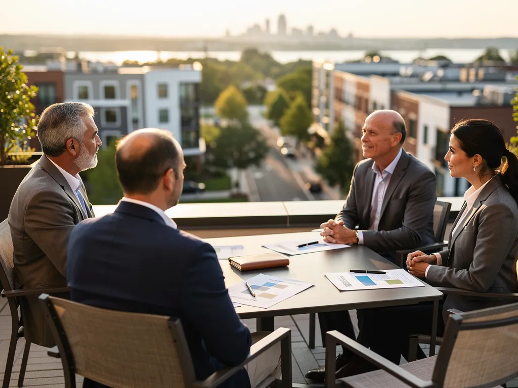 Investor reviewing next steps for a multifamily investment consultation