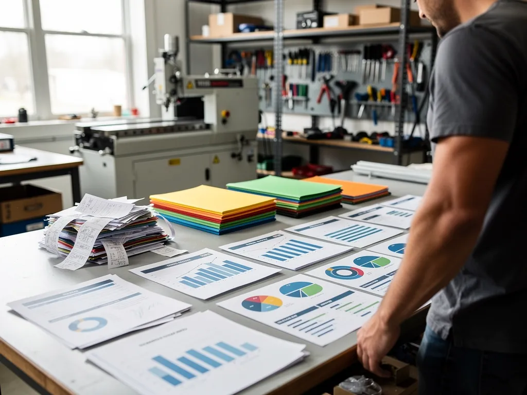 Dashboard screen displaying business fundability score and data analysis