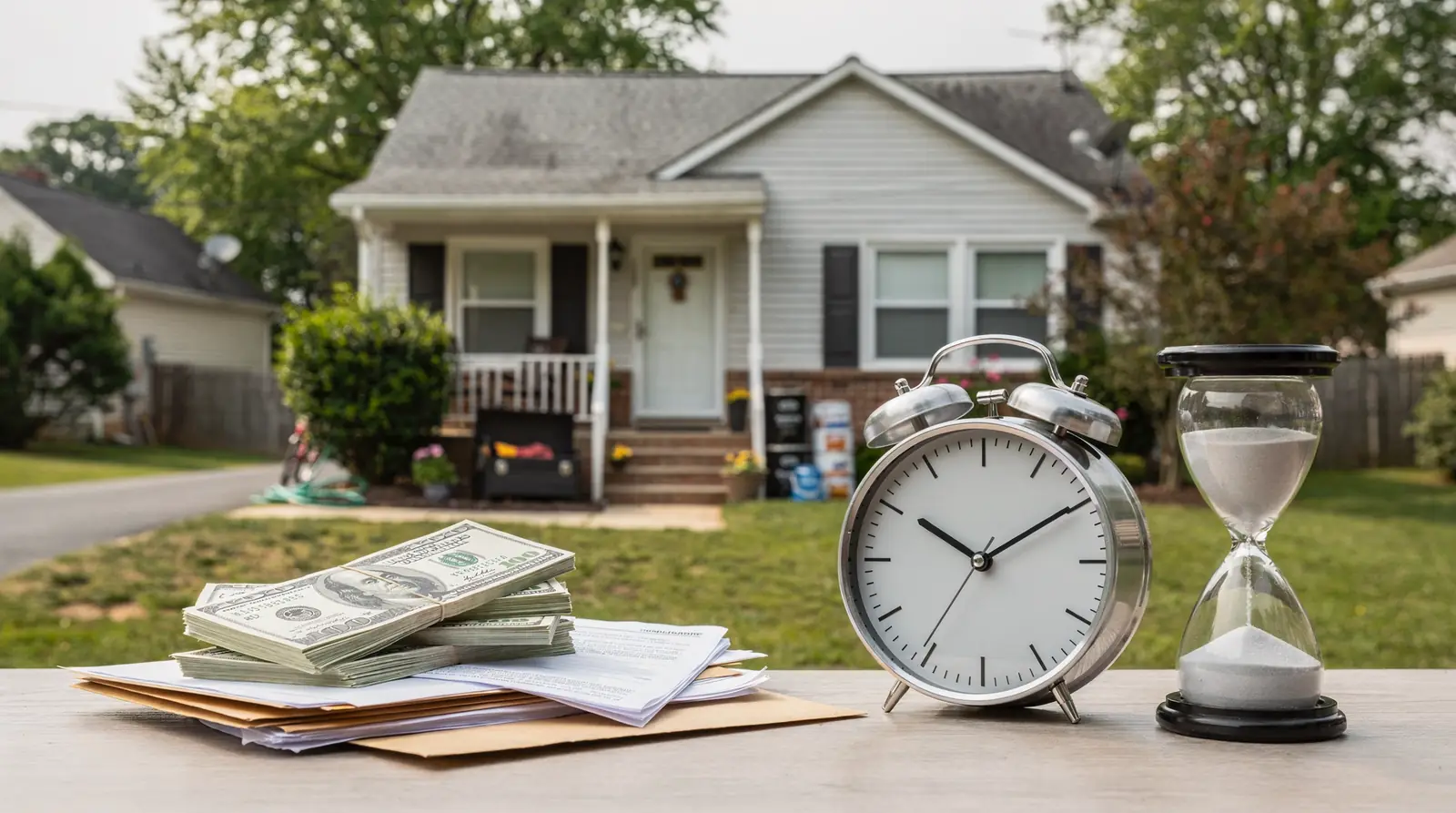 Selling a property as-is for cash eliminates the need for repair spending and shortens