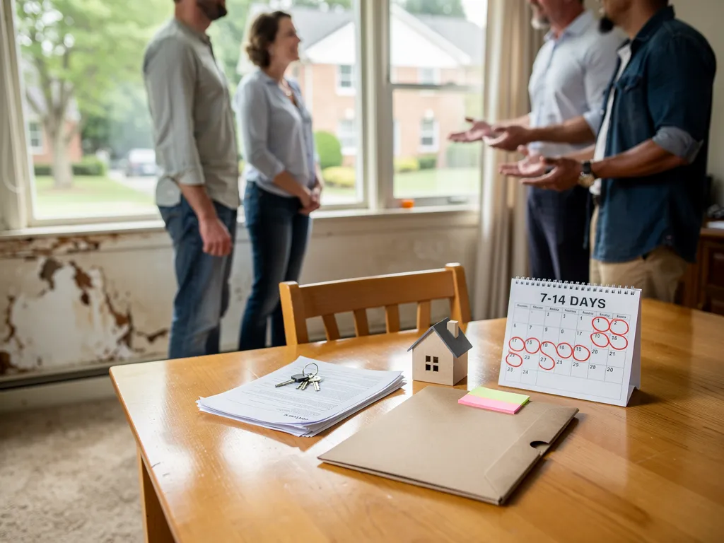 Keys handed over at a fast as-is cash home sale closing