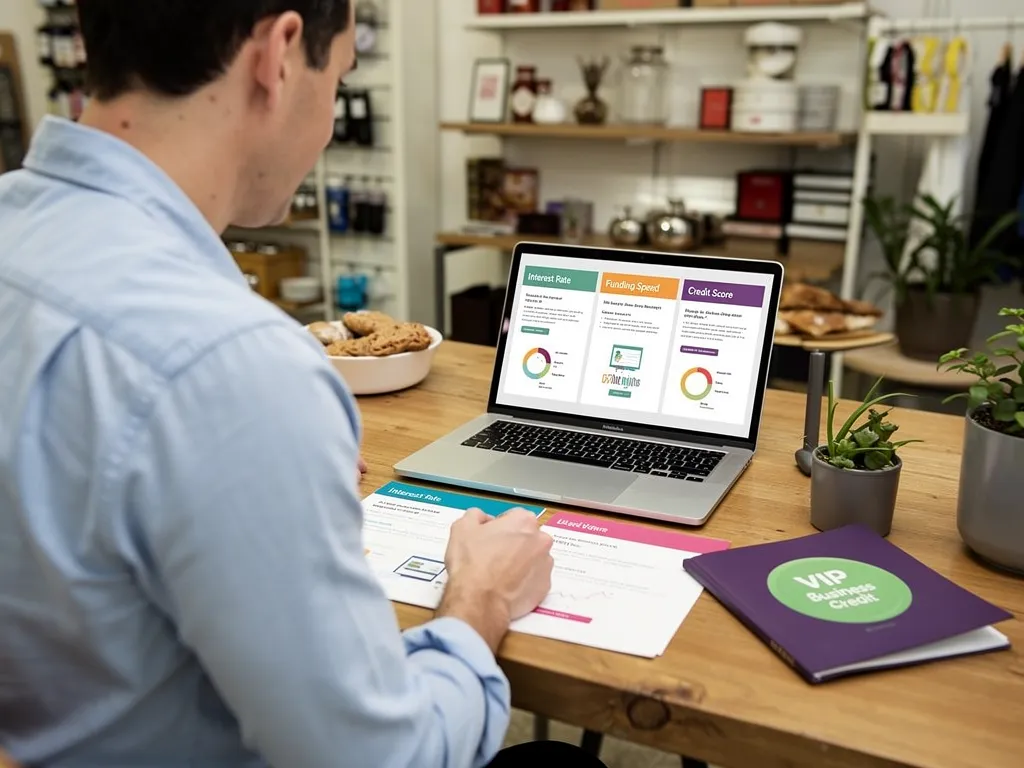 Comparing business loan terms, rates, and funding speed side by side