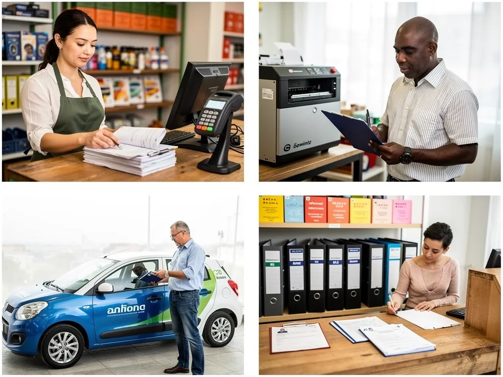 Equipment and fleet financing paperwork used to build trade credit