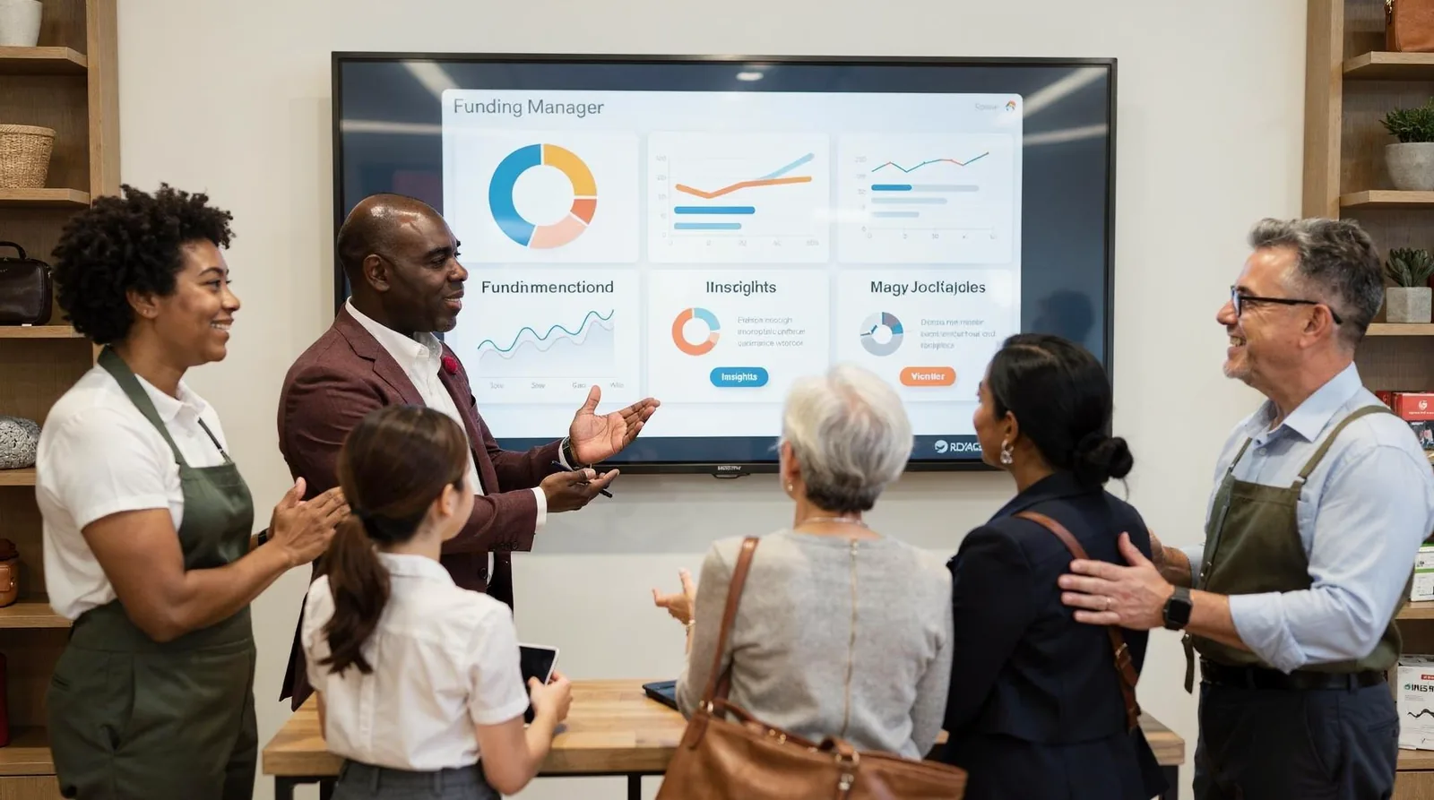 A funding manager tool sits alongside a Score, Explorer, and Bureau Insights to show owners