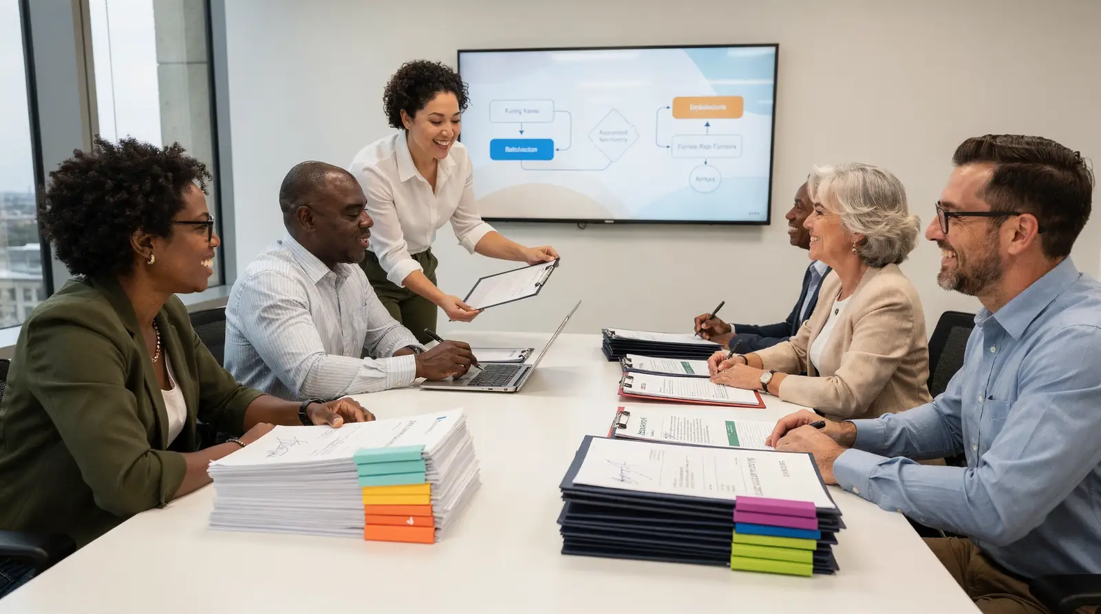 Funding processes generally move through stages: finding opportunities and submitting applications, then formalizing terms