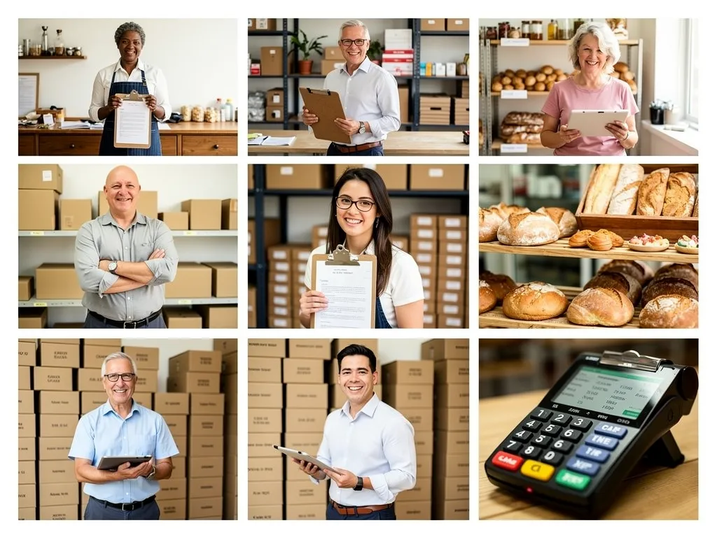 Tiered vendor accounts arranged from starter to advanced credit lines