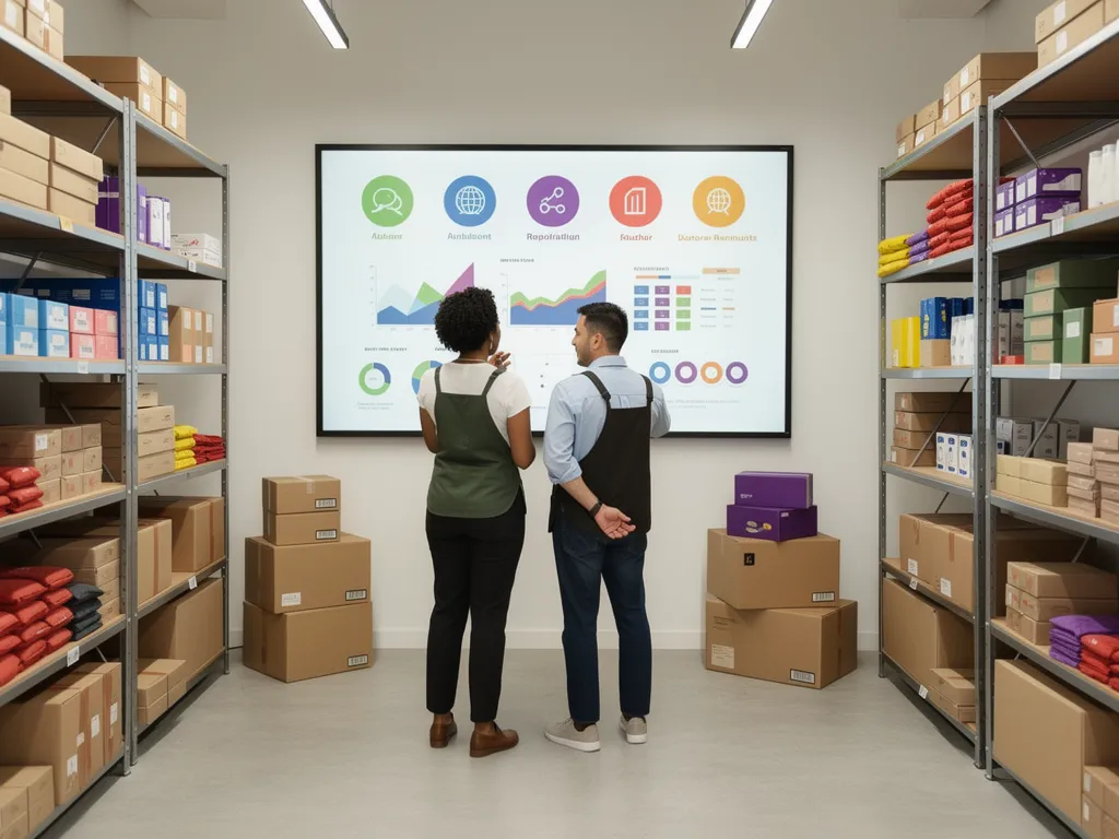 Business owner reviewing a vendor invoice alongside a business credit report
