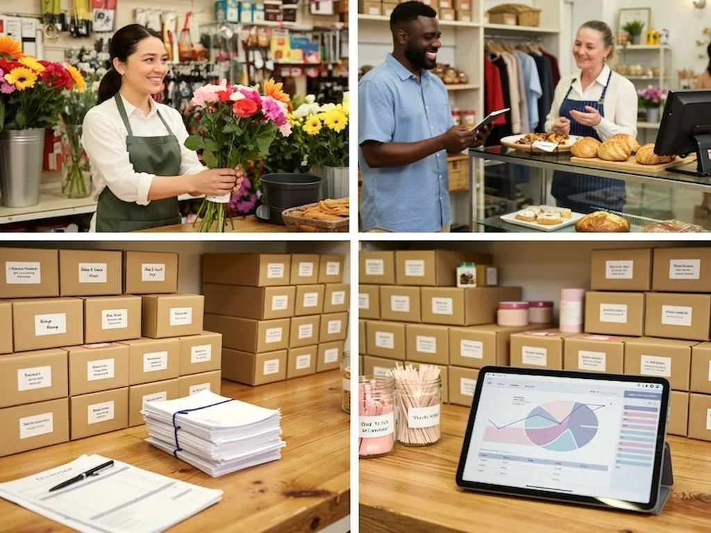 Business owner reviewing steady growth in their credit profile