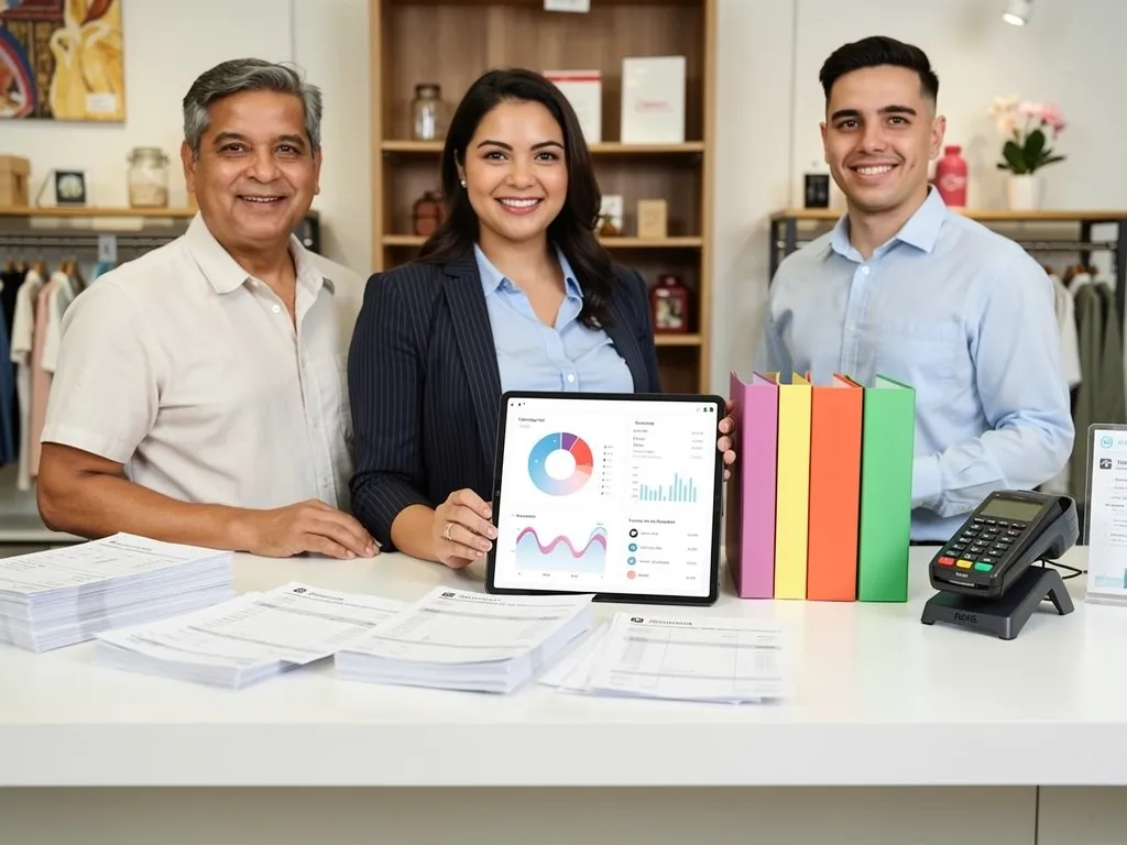 Business owner tracking invoice due dates on a calendar