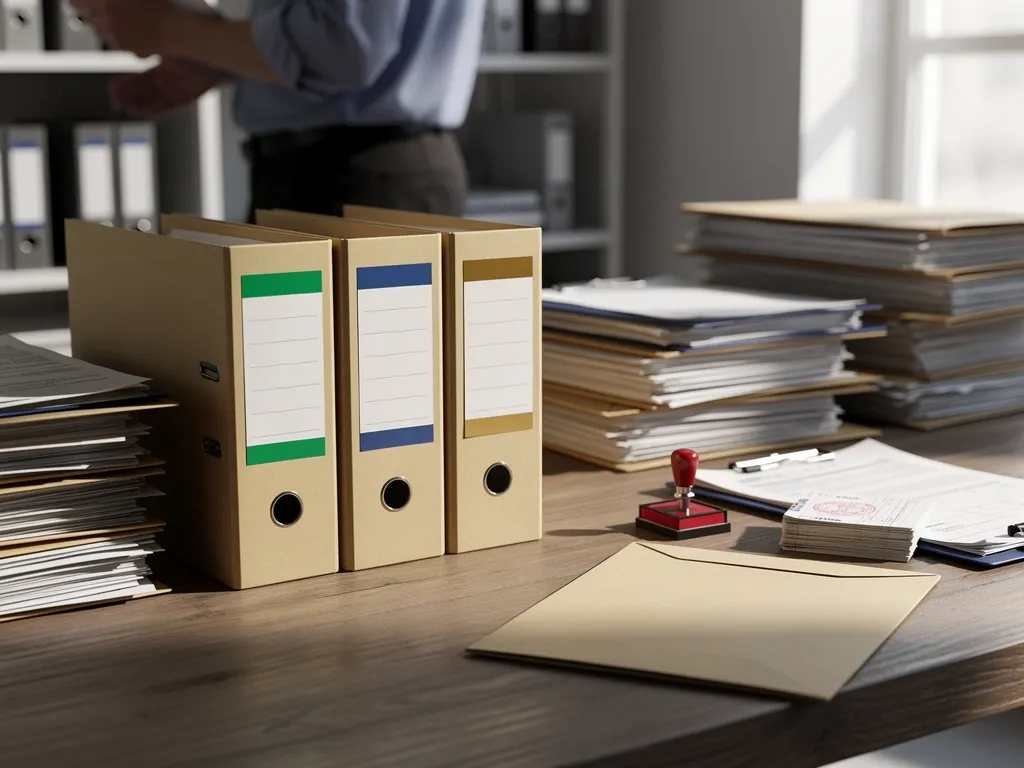 Lender and vendor reviewing a business credit application for verification
