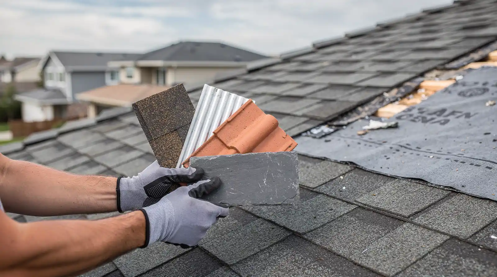 Several types of roofing materials are available, each with distinct pros and cons for Statesboro