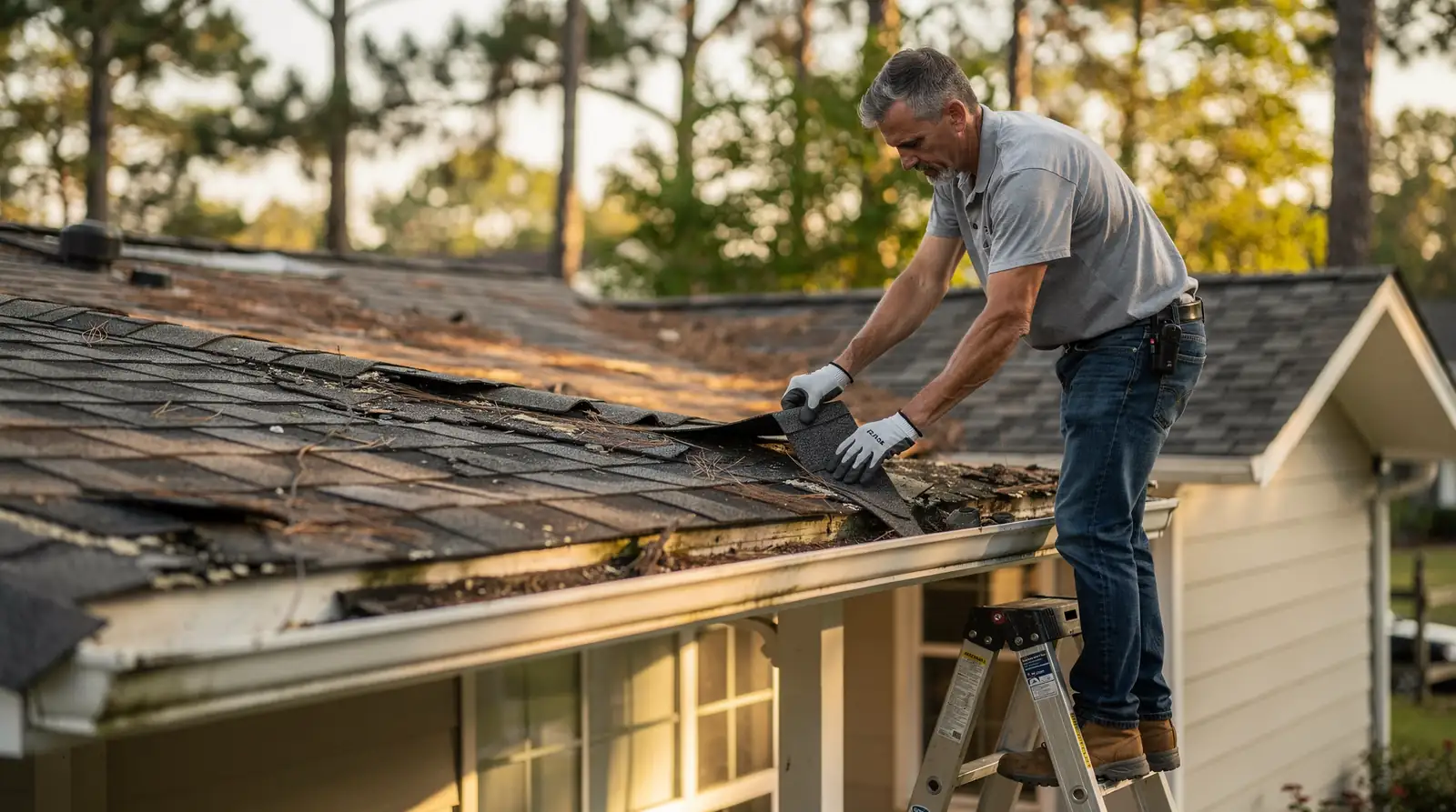 It's best to do replacement or repair work during the spring and fall seasons when