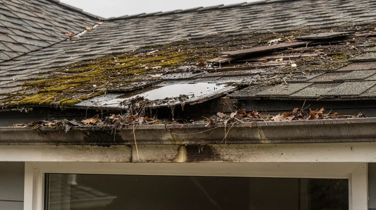 Broken shingles are one of the most common causes of a leaky roof