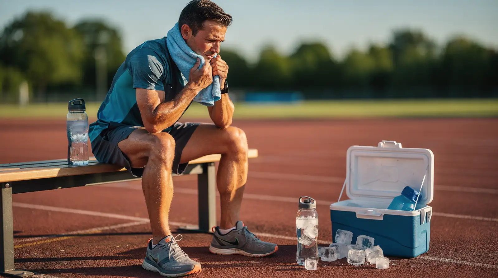 Cooling strategies can be used before and during exercise to maintain performance and help athletes