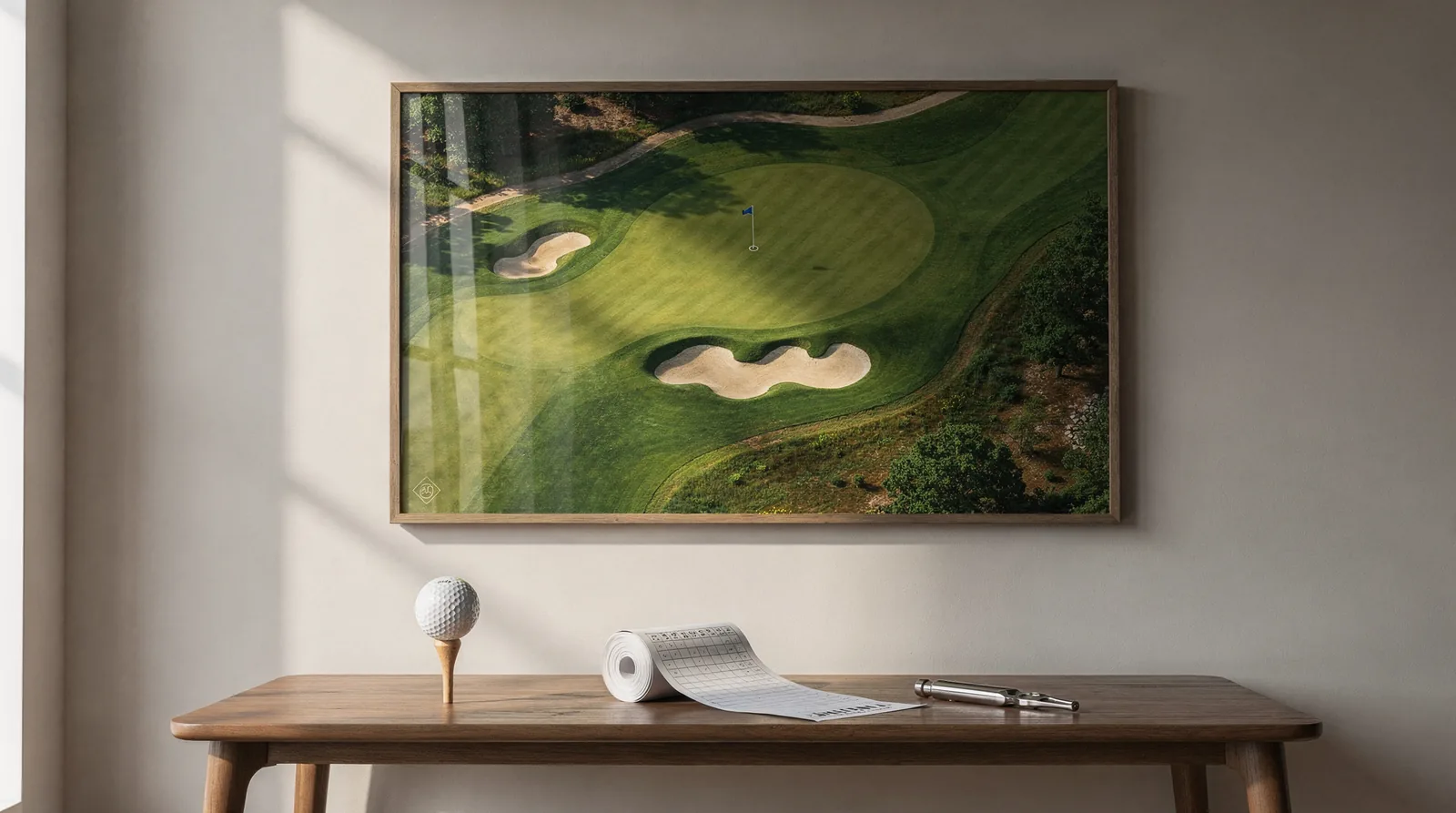 Custom-designed golf course maps offer personalized golfing artistry as a graduation keepsake.