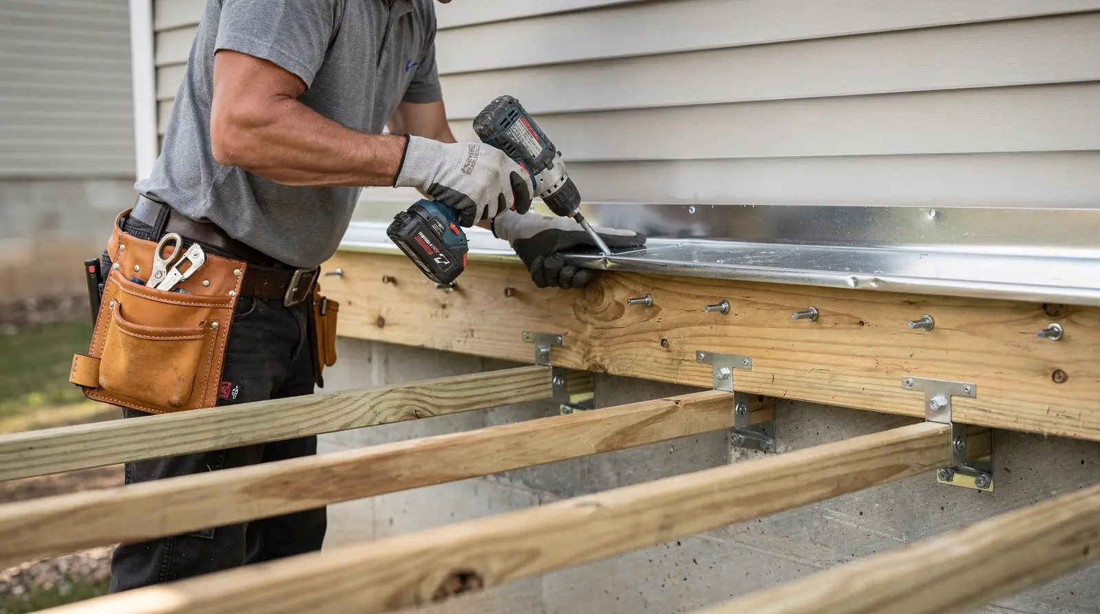 Deck building is one of the core carpentry services offered alongside kitchen, bathroom, basement