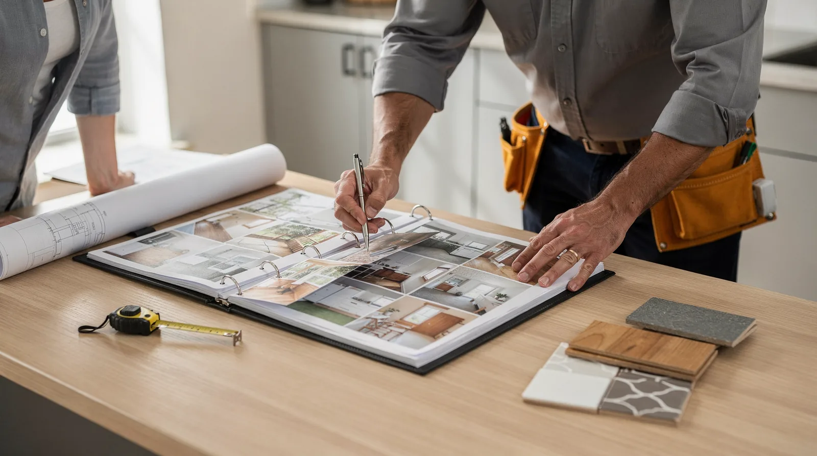 A qualified kitchen contractor should specialize in kitchen remodeling alongside related trades and serve