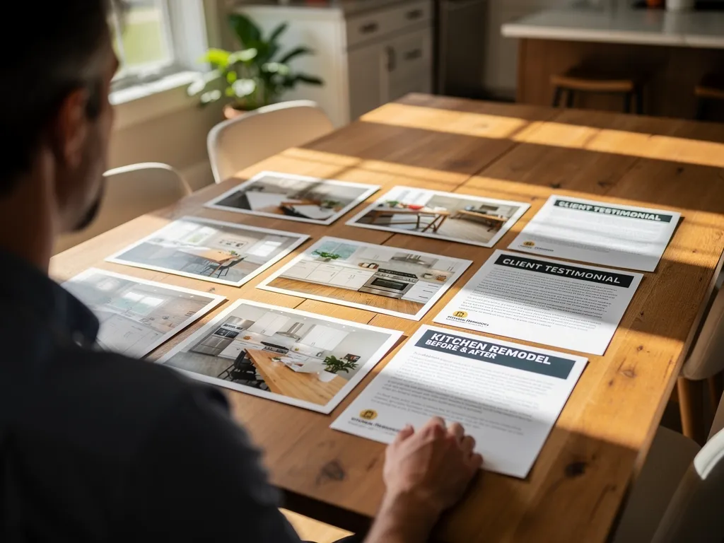 Reviewing online testimonials, portfolios, certifications, and awards helps homeowners separate reputable companies