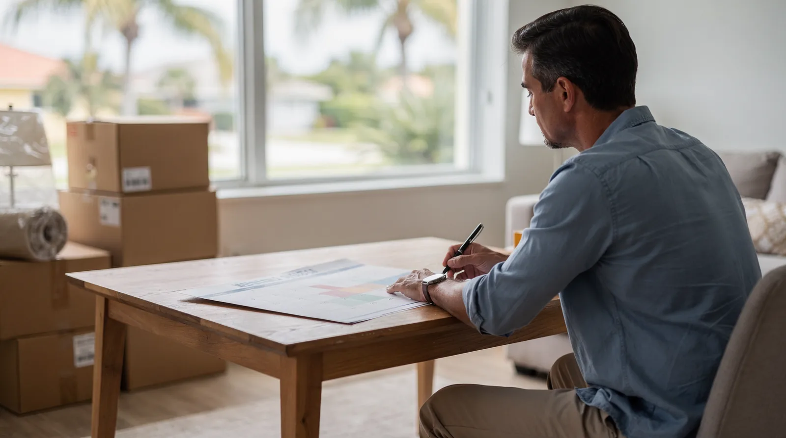 Families planning a Fort Pierce move should contact a mover four to six weeks ahead