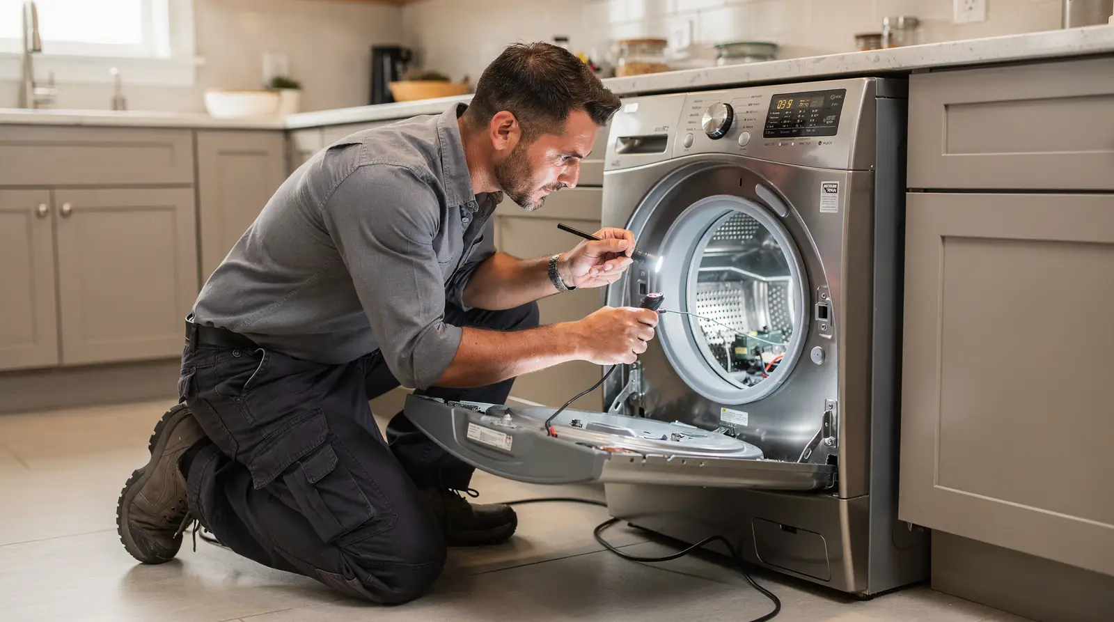 An appliance more than halfway through its expected lifespan with a repair bill over half