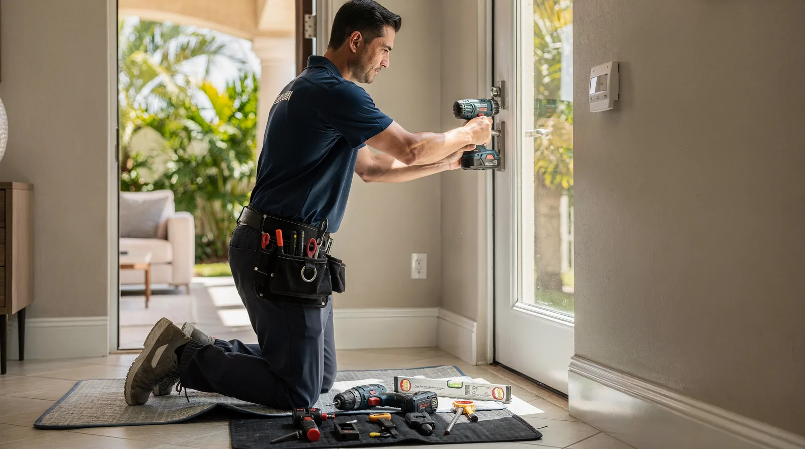 Professional interior door installation services in Boca Raton can complete all doors in a home