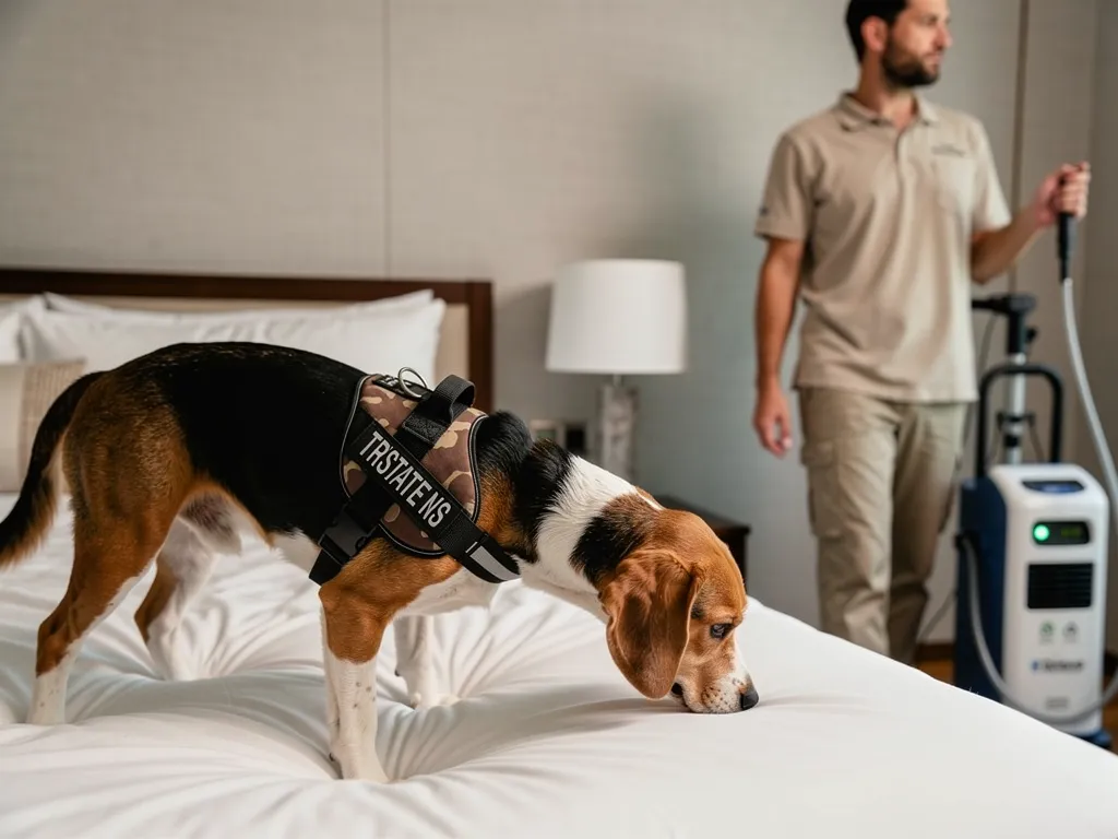 What do case studies reveal about the success of bed bug scent dog detection