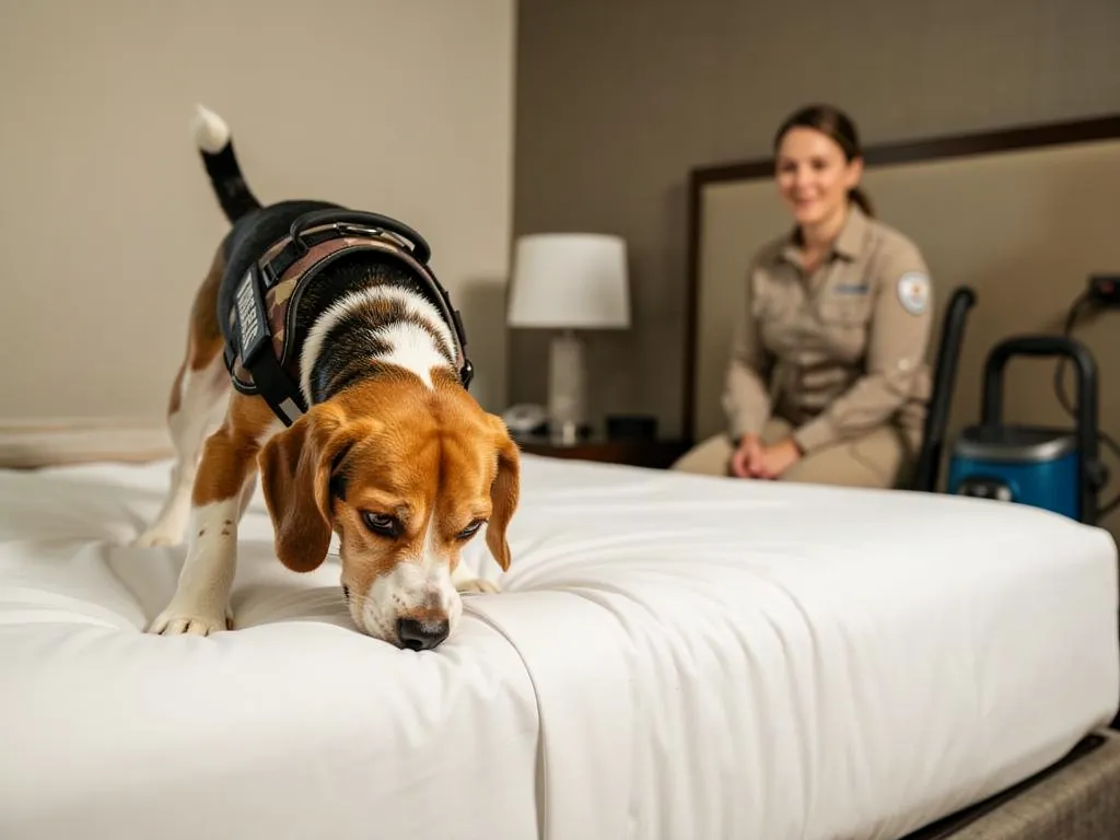 How have tri-state properties benefited from canine bed bug detection