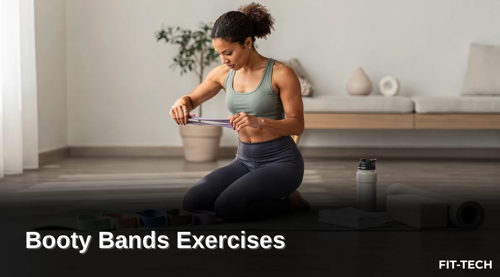 Booty bands, also known as loop resistance bands or mini bands, are popular for activating the glutes