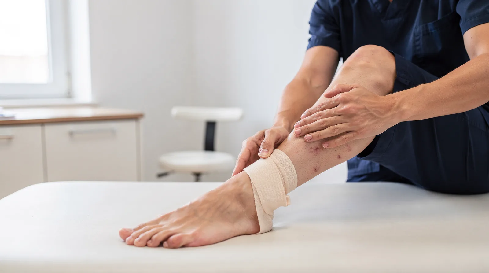 The Most Common Ankle Injuries Explained 1 Sprains and fractures are described as the most common ankle problems.; Crawley Physiotherapy provides evidence-based
