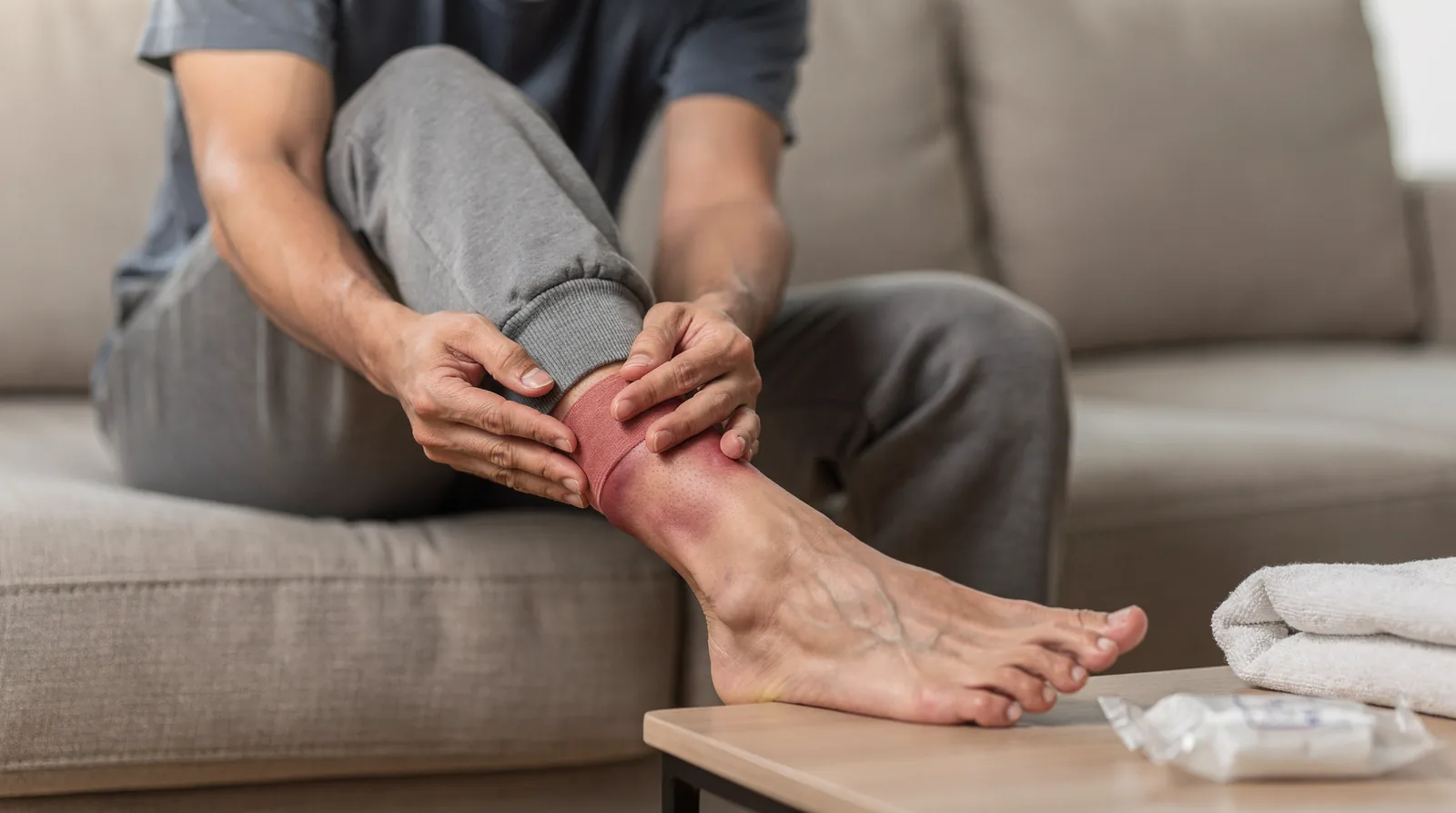 The Most Common Ankle Injuries Explained 2 A sprain is defined as an injury to the ligaments, which explains the pain