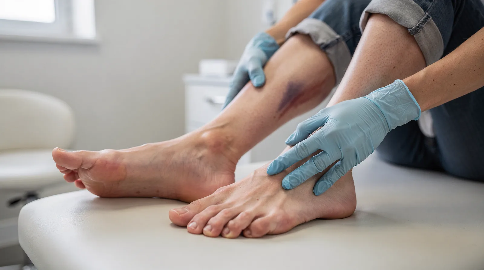 The Most Common Ankle Injuries Explained 3 A fracture is, by definition, a break in a bone rather than damage to soft