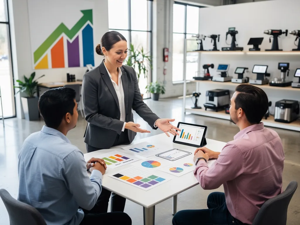 Advisor and business owner discussing a personalized financing consultation