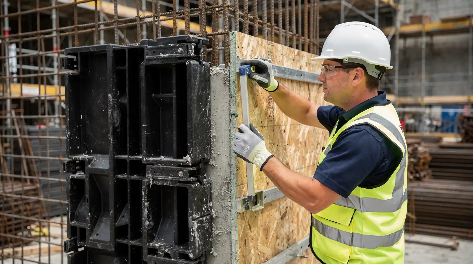Plastic formwork sheets achieve 50–100+ reuse cycles, while plywood manages only 3–10 uses.; Plastic formwork Plastic formwork sheets achieve 50–100+ reuse cycles, while plywood manages only 3–10 uses.; Plastic formwork