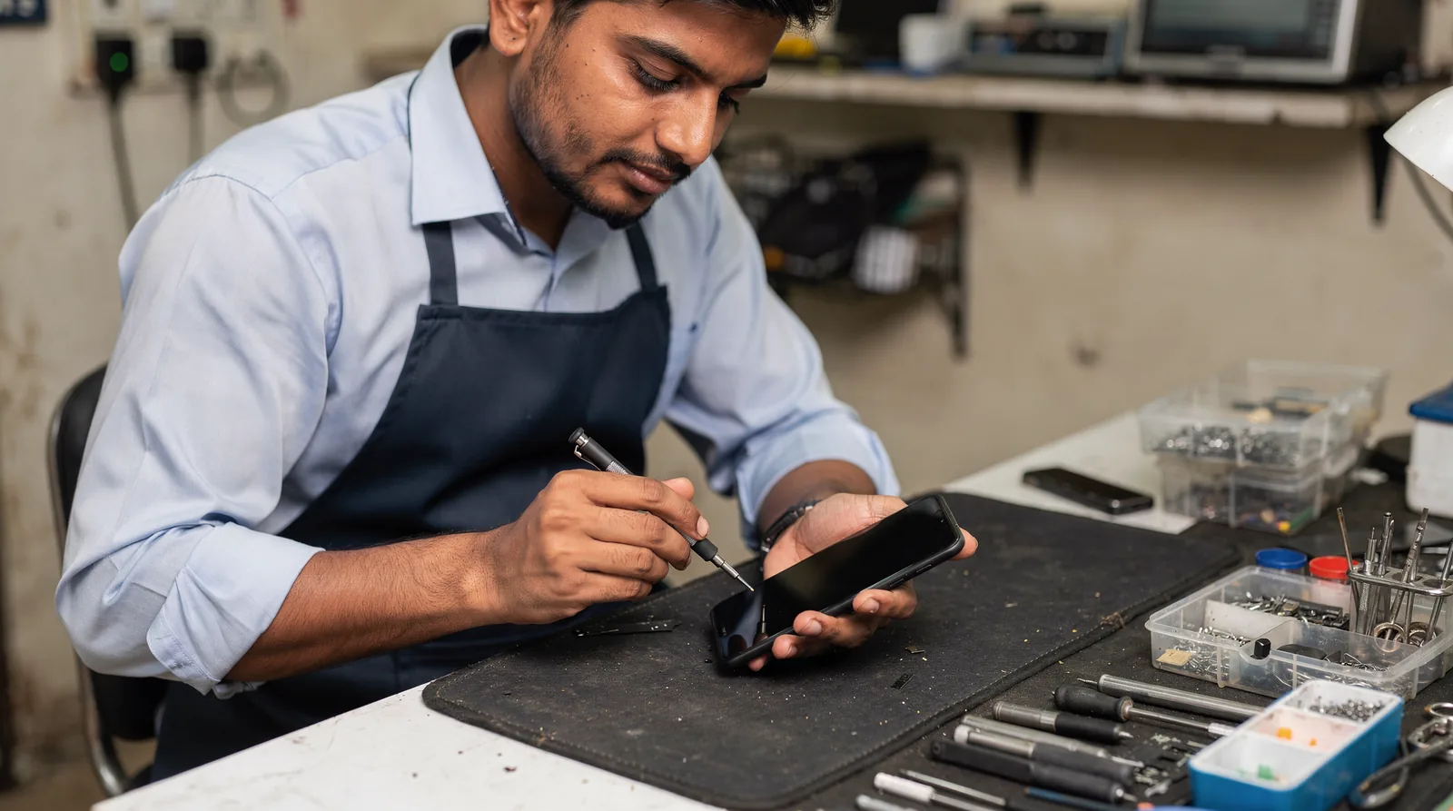 Sharma Telecom backs its repair work with trustworthy service for every repair customer who walks
