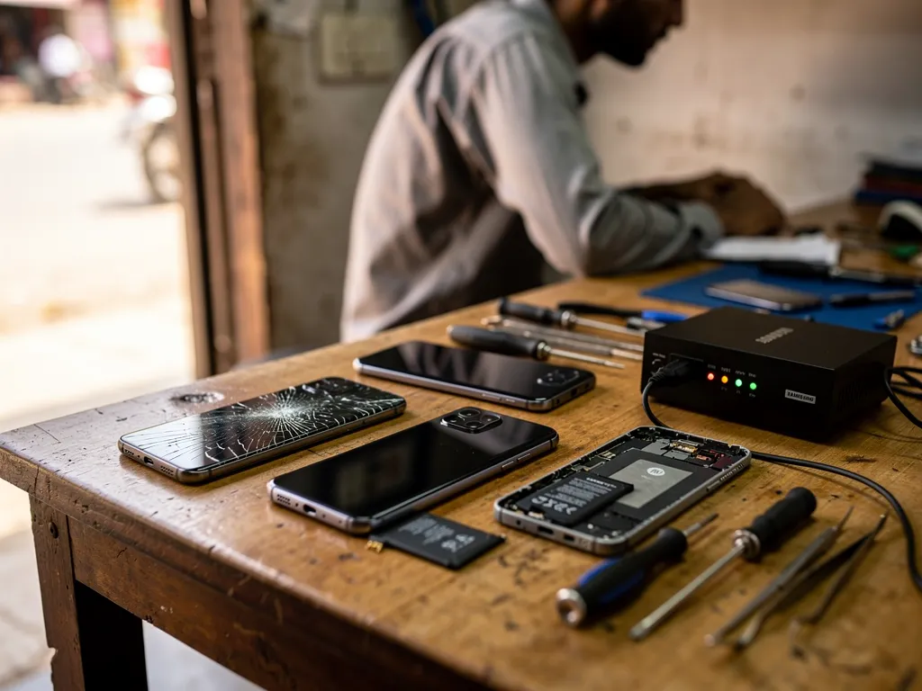 What other Samsung phone repair services are available in Goraya