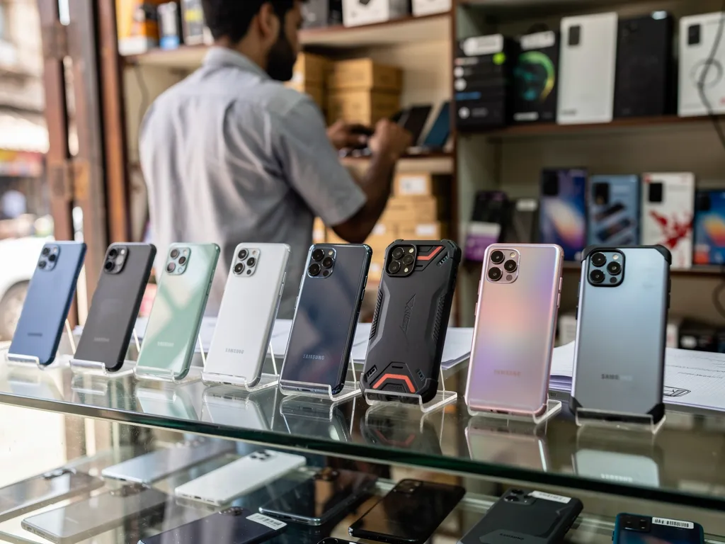 Which Samsung Galaxy smartphone models are available for purchase in Goraya