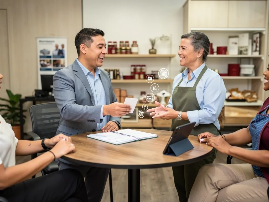 Scheduling a business credit consultation call with an advisor