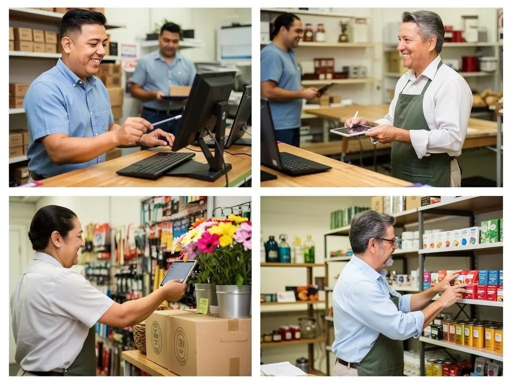 Business owner reviewing recurring expenses covered by revolving credit