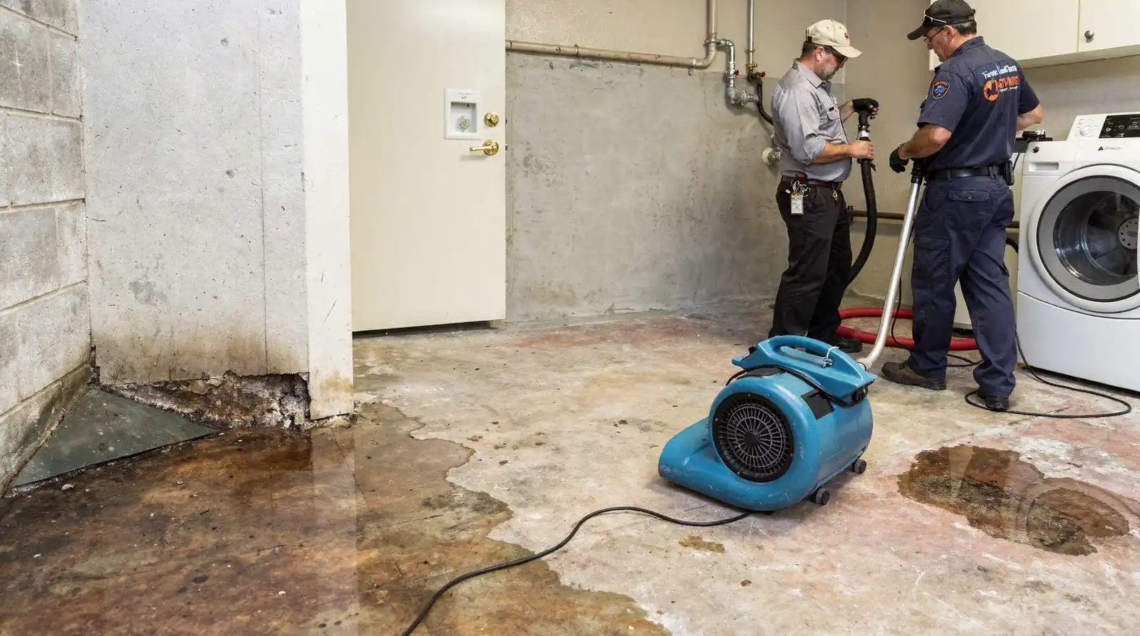 Technician performing seasonal HVAC tune-up maintenance