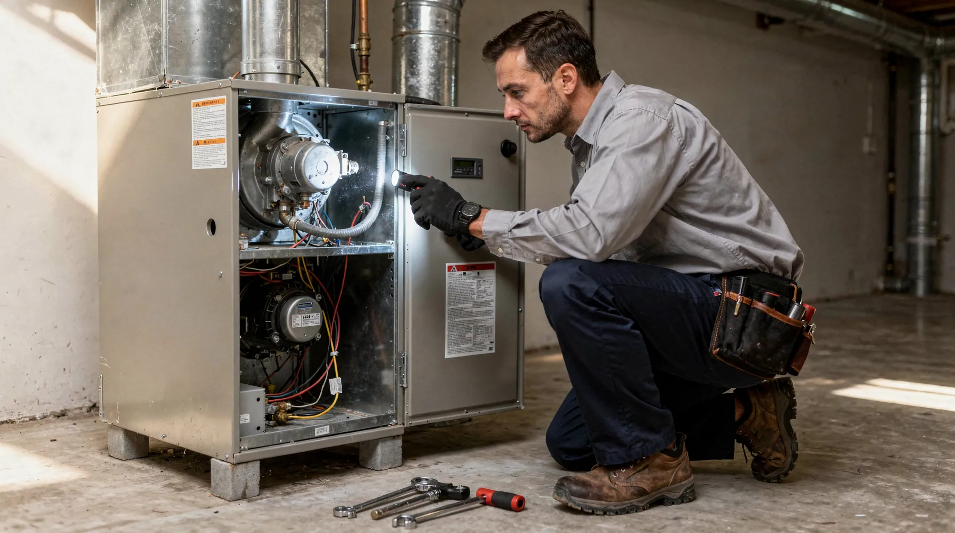 All registers and vents should be unblocked and vacuumed to ensure proper airflow throughout