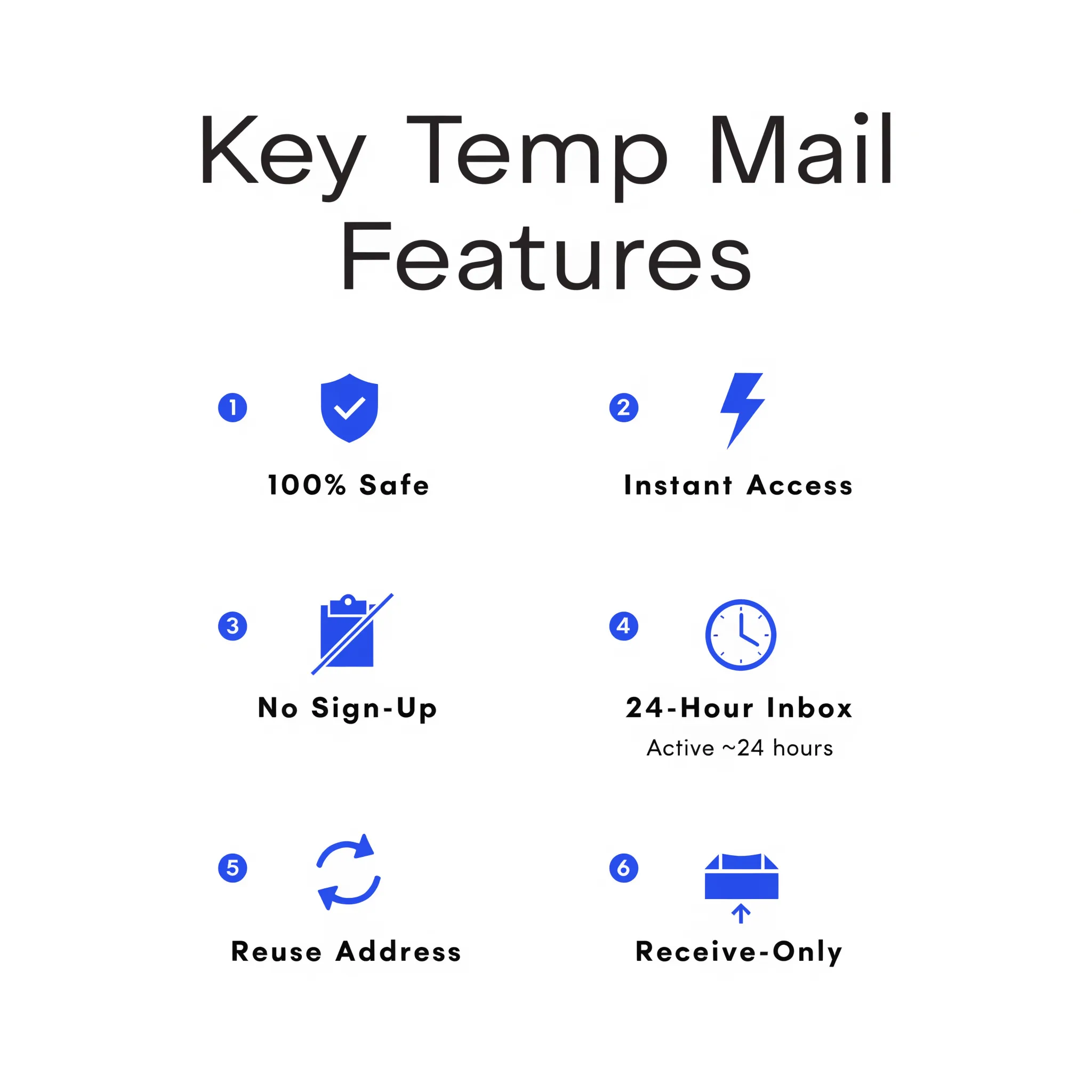 Key Features of a Quality Temp Mail Service