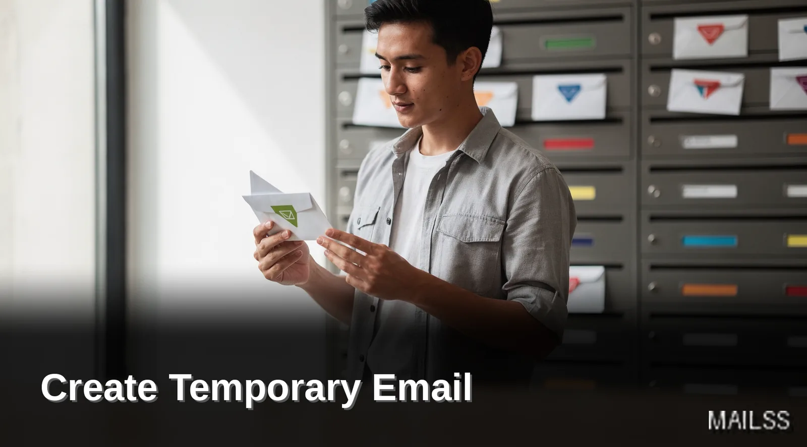 Branded custom domain inbox replacing a generic disposable email address