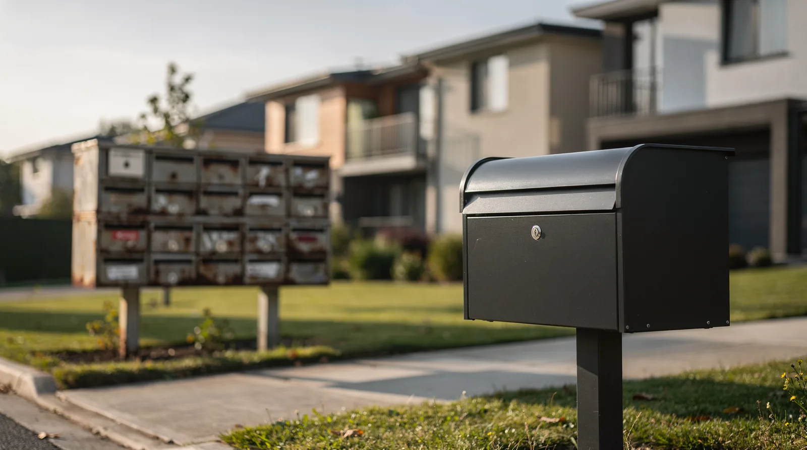 Side-by-side comparison of shared-domain and custom-domain temp email addresses