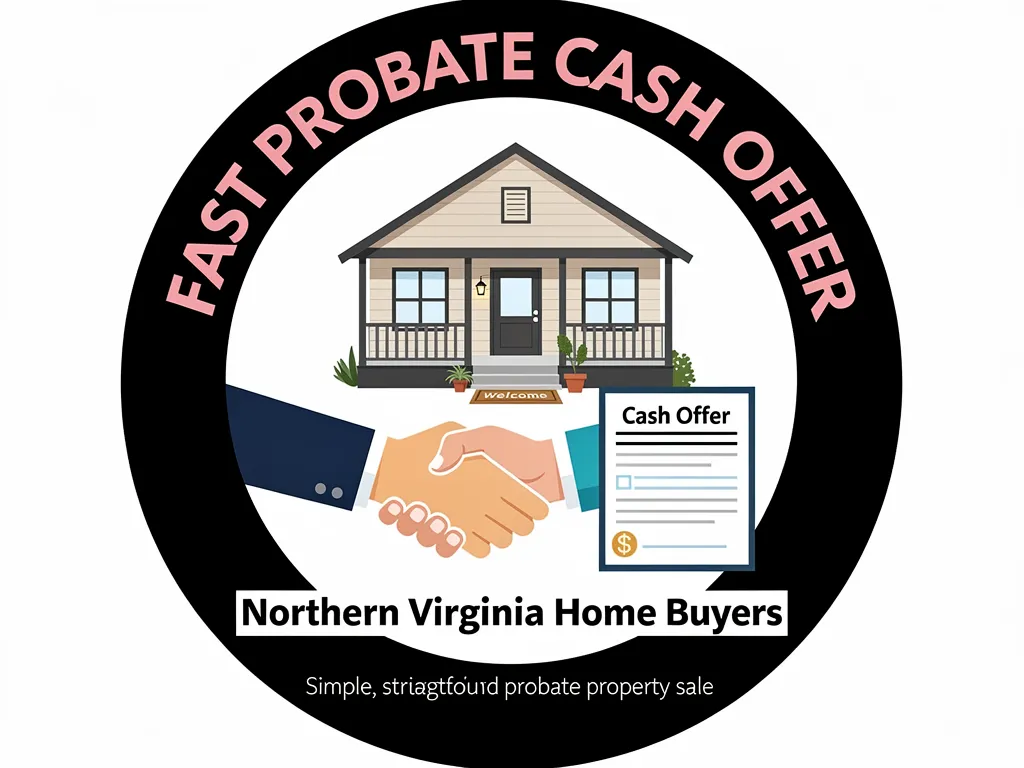 Cash home buyer and executor shaking hands after a quick probate property closing