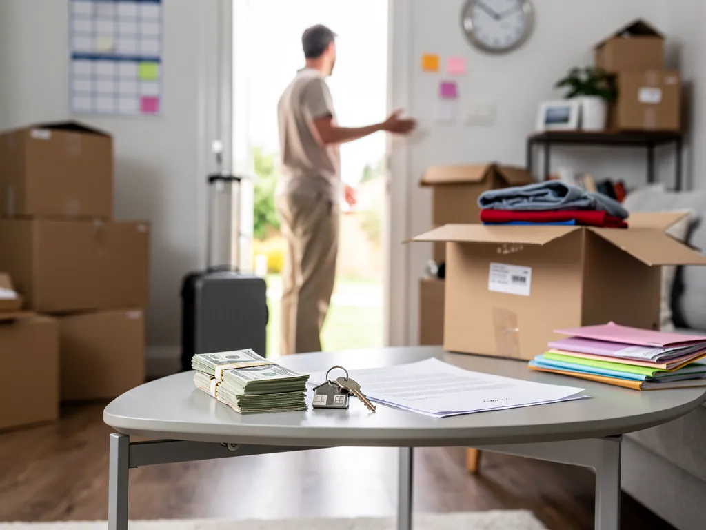 Summary checklist highlighting fast cash sale benefits for urgent sellers