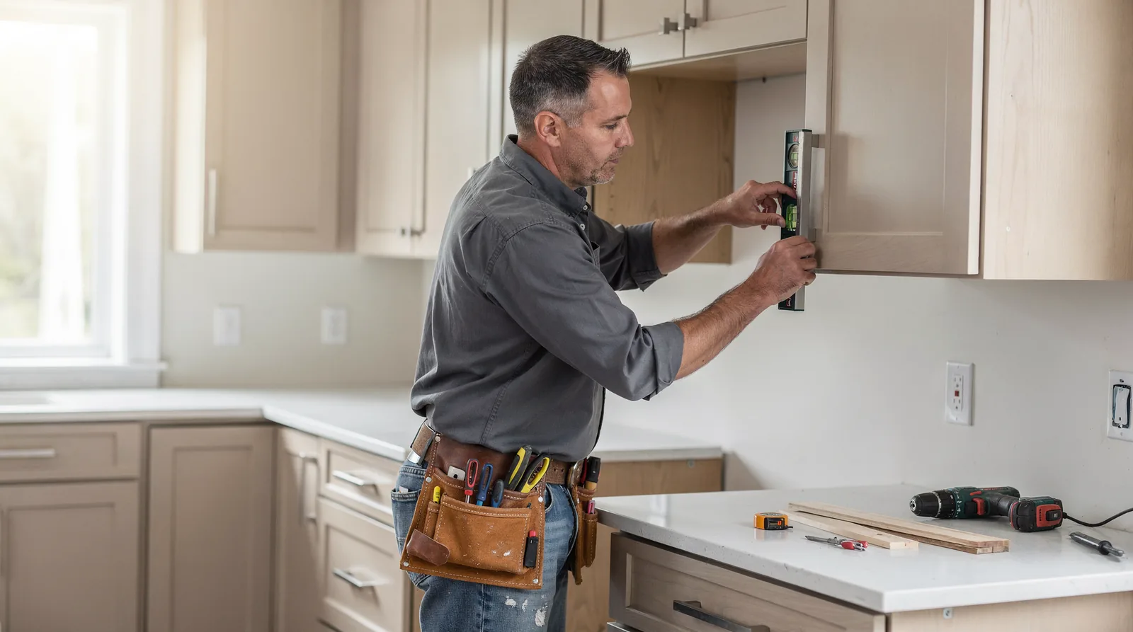 A qualified cabinet builder in Stoneham should carry licensing, insurance, and lead certification along
